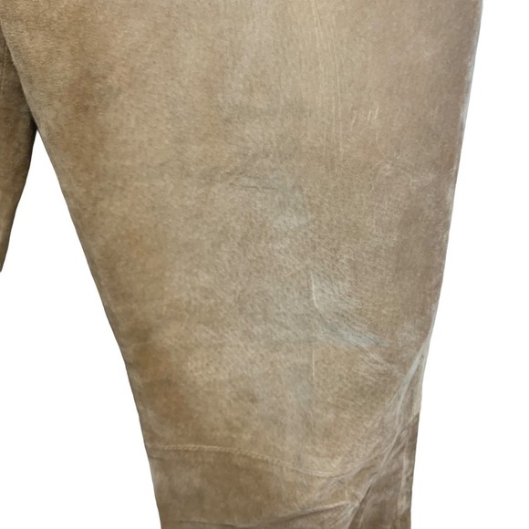 90's Jou Jou Skins 100% Suede Leather Pants SZ 7/8 - Picture 7 of 16